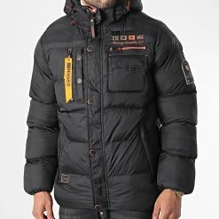 Meilleure affaire 😀 Doudoune Capuche Citernier Noir de Geographical Norway 🤩 -Geographical Norway Soldes Boutique geographical norway 347149 CITERNIER BLACK 20221110T151617 03