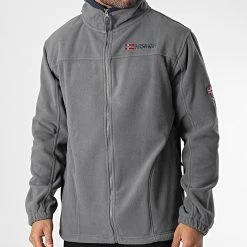 Meilleure affaire 🤩 Veste Zippée Polaire Tamazonie Gris Anthracite de Geographical Norway 🤩