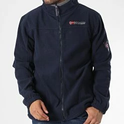 Offres ✔️ Veste Zippée Polaire Tamazonie Bleu Marine de Geographical Norway 😍