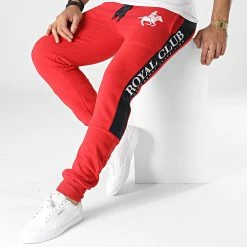 Meilleur prix 🔥 Pantalon Jogging A Bandes Mahorse Rouge de Geographical Norway 👍 -Geographical Norway Soldes Boutique geographical norway 347221 MAHORSE RED 20221118T152443 03