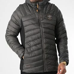 Nouveau ✨ Doudoune Capuche Carlis Gris Anthracite de Geographical Norway ✨ -Geographical Norway Soldes Boutique geographical norway 347232 CARLIS DARK GREY 20221110T151345 03