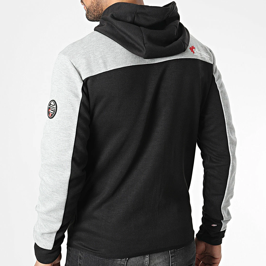Meilleure vente ⭐ Sweat Zippé Capuche Fernie Noir de Geographical Norway 🥰 4 Meilleure vente ⭐ Sweat Zippé Capuche Fernie Noir de Geographical Norway 🥰 – Image 4