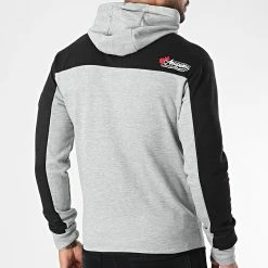 Meilleure affaire 😀 Sweat Zippé Capuche Fernie-B Gris Chiné de Geographical Norway 🔥 -Geographical Norway Soldes Boutique geographical norway 347262 FERNIE B GREY 20221110T151223 04