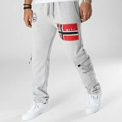 Meilleur prix ✔️ Pantalon Cargo Mycargo Gris Chiné de Geographical Norway 😀