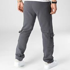 Promo 👍 Pantalon Jogging My Cargo Gris de Geographical Norway 💯 -Geographical Norway Soldes Boutique geographical norway 347351 MYCARGO D GREY 20221124T092712 04